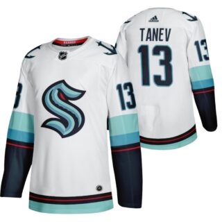 Men's Seattle #13 Tanev Eberle 2022 Away White Jersey