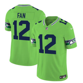 Men's Seattle Seahawks #12 Fan 2023 F.U.S.E. Green Limited Stitched Football Jersey