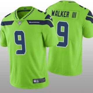 Men's Seattle Seahawks #9 Kenneth Walker III Green Vapor Untouchable Limited Stitched Jersey