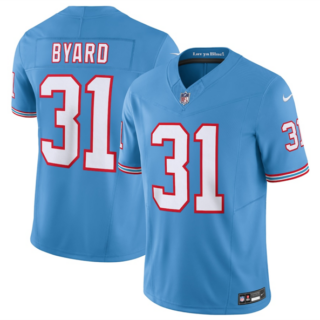 Men's Tennessee Titans #31 Kevin Byard Light Blue 2023 F.U.S.E. Vapor Limited Throwback Stitched Football Jersey
