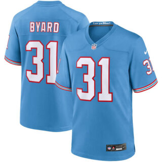 Men's Tennessee Titans #31 Kevin Byard Light Blue Throwback Player Stitched Game Jersey