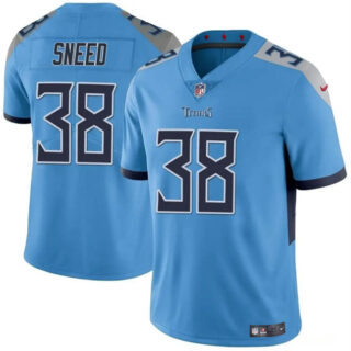Men's Tennessee Titans #38 L'Jarius Sneed Blue Vapor Limited Stitched Football Jersey