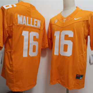 Men's Tennessee Volunteers #16 Morgan Wallen Orange F.U.S.E. Stitched Jersey