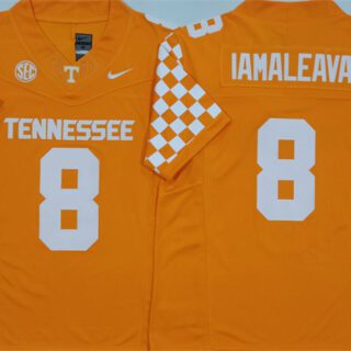 Men's Tennessee Volunteers #8 Nico Iamaleava Orange F.U.S.E. Stitched Jersey
