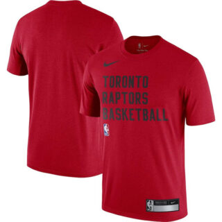 Men's Toronto Raptors Red 2023 24 Sideline Legend Performance Practice T-Shirt