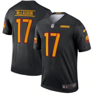 Custom Men's Washington Commanders Customized Black Alternate Stitched Jersey