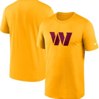 Men's Washington Commanders Nike Gold Essential Legend T-Shirt