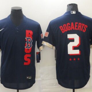 Men Boston Red Sox 2 Bogaerts Blue 2021 All Star Elite Nike MLB Jersey