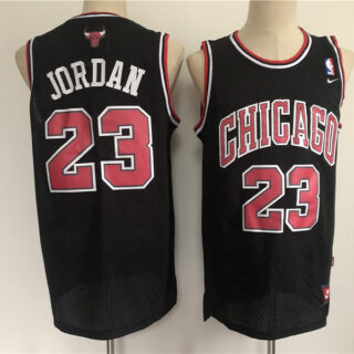 Men Chicago Bulls 23 Jordan Black Throwback 2021 Nike NBA Jersey