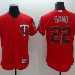 Men Minnesota Twins 22 Sano Red Elite Independent Edition 2021 MLB Jerseys