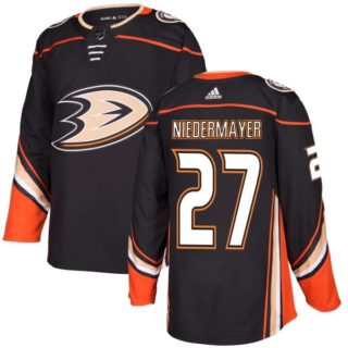 Men's #27 Scott Niedermayer Anaheim Ducks Jersey - Authentic Black