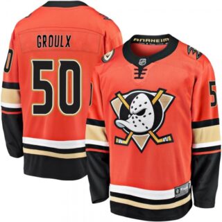 Men's Benoit-Olivier Groulx Anaheim Ducks Breakaway Alternate Jersey Orange