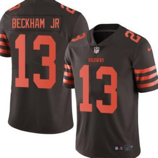 Men's Cleveland Browns #13 Odell Beckham Jr Color Rush Jersey