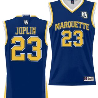 Men's David Joplin Jersey #23 Marquette Golden Eagles NIL Basketball Lightweigh