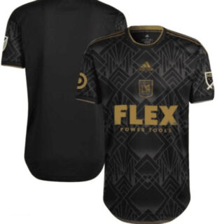 Men's Los Angeles Football Club 2022-23 Black Gold Home Soccer Jersey