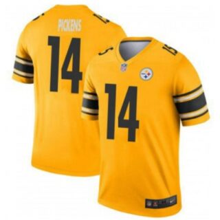 Men's Pittsburgh Steelers #14 George Pickens Vapor Limited Inverted Gold Stitched NFL Jersey