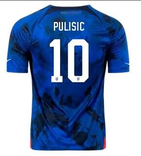 Men's United States 10# blue Soccer Jersey