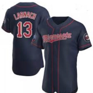 Minnesota Twins #13 Trevor Larnach Navy Jerseys