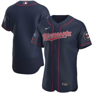 Minnesota Twins Men's Nike Navy Alternate 2020 60th Season Authentic Team MLB Jersey