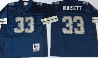 Mitchell&Ness cowboys #33 Tony Dorsett Throwback Stitched NFL Jerseys