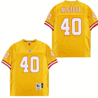 Mitchell And Ness Buccaneers #40 Throwback Stitched NFL Jerseys