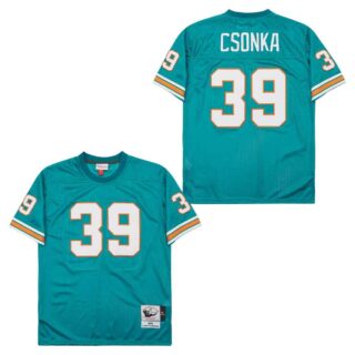 Mitchell And Ness Dolphins #39 Throwback Stitched NFL Jersey