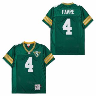 Mitchell And Ness Packers #4 Throwback Stitched NFL Jerseys