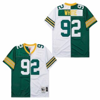 Mitchell And Ness Packers #92 Throwback Stitched NFL Jersey