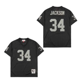 Mitchell And Ness Raiders #34 Throwback Stitched NFL Jerseys