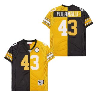 Mitchell And Ness Steelers #43 Throwback Stitched NFL Jerseys