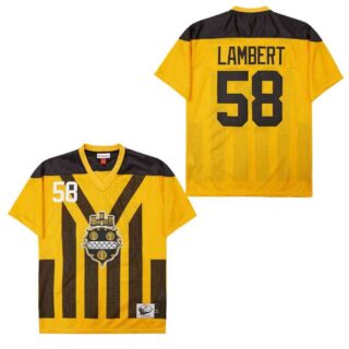Mitchell And Ness Steelers #58 Throwback Stitched NFL Jersey