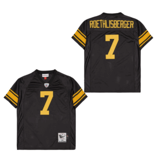 Mitchell And Ness Steelers #7 Throwback Stitched NFL Jerseys