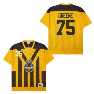 Mitchell And Ness Steelers #75 Throwback Stitched NFL Jersey