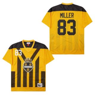 Mitchell And Ness Steelers #83 Throwback Stitched NFL Jersey