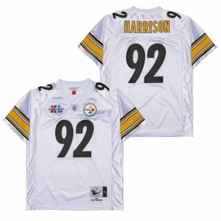 Mitchell And Ness Steelers #92 Throwback Stitched NFL Jerseys