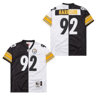 Mitchell And Ness Steelers #92 Throwback Stitched NFL Jerseys