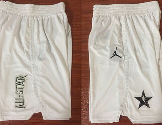 NBA White Jordan Swingman 2018 All-Star Shorts