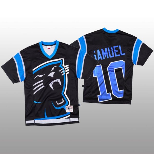 NFL Carolina Panthers #10 Curtis Samuel Black Men's Mitchell & Nell Big Face Fashion Limited NFL Jersey
