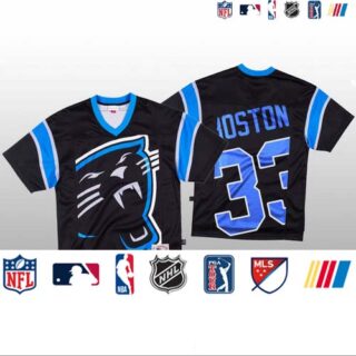 NFL Carolina Panthers #33 Tre Boston Black Men's Mitchell & Nell Big Face Fashion Limited NFL Jersey