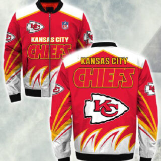 NFL Kansas City Chiefs Sublimated Fashion 3D Fullzip Jacket