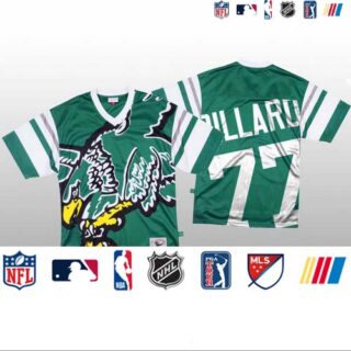 NFL Philadelphia Eagles #77 Andre Dillard Green Men's Mitchell & Nell Big Face Fashion Limited NFL Jersey
