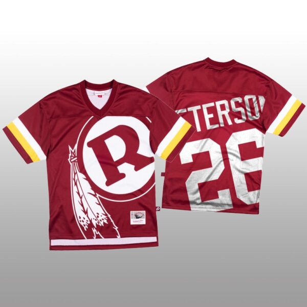 NFL Washington Redskins #26 Adrian Peterson Red Men's Mitchell & Nell Big Face Fashion Limited NFL Jersey