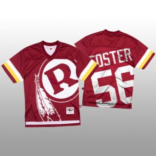 NFL Washington Redskins #56 Reuben Foster Red Men's Mitchell & Nell Big Face Fashion Limited NFL Jersey