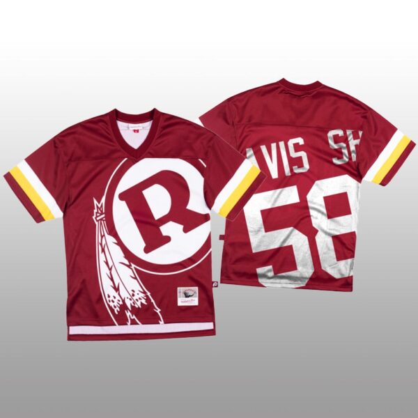 NFL Washington Redskins #58 Thomas Davis Sr. Red Men's Mitchell & Nell Big Face Fashion Limited NFL Jersey