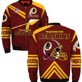 NFL Washington Redskins Sublimated Fashion 3D Fullzip Jacket