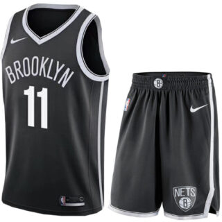 Nets 11 Kyrie Irving Black Nike Swingman Jersey(With Shorts)