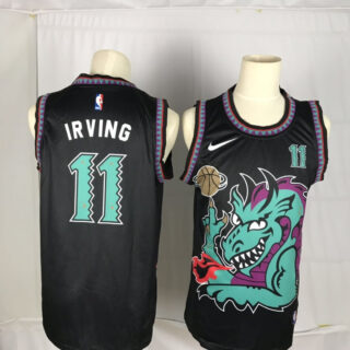 Nets 11 Kyrie Irving Black Nike Swingman Jersey
