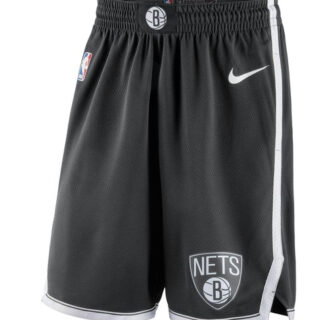 Nets Black Nike Swingman Shorts