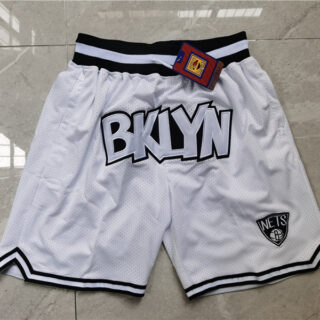 Nets Teams White Just Don With Pocket Swingman Shorts