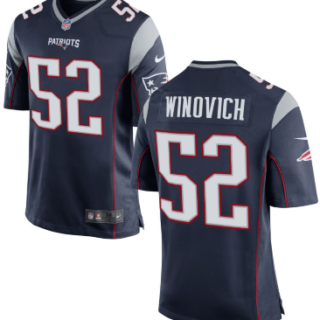 New England Patriots #52 Chase Winovich Nike Limited Navy Jersey
